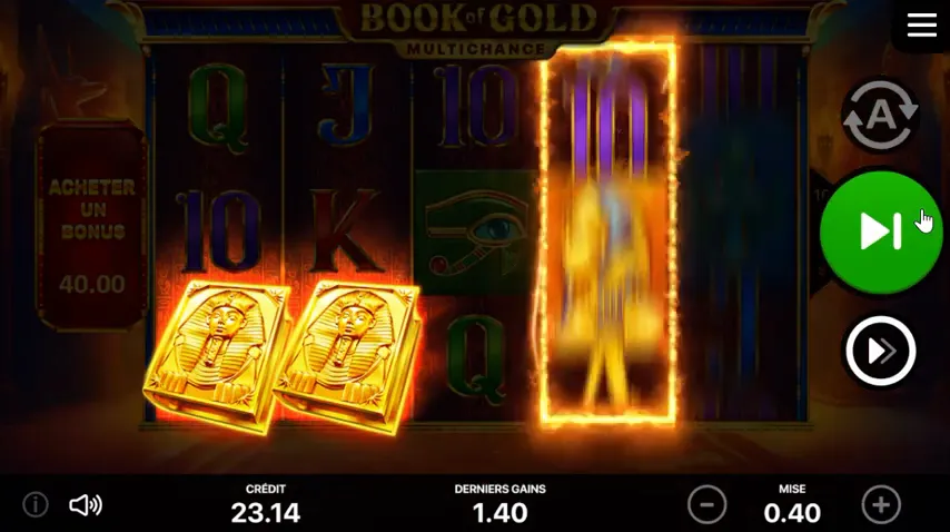 Book of Gold: Multichance — partida en directo