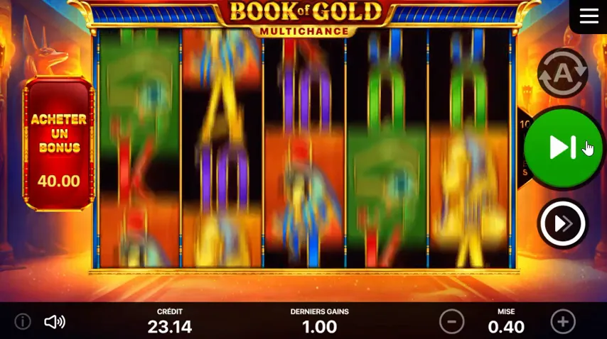 Book of Gold: Multichance — partida en directo