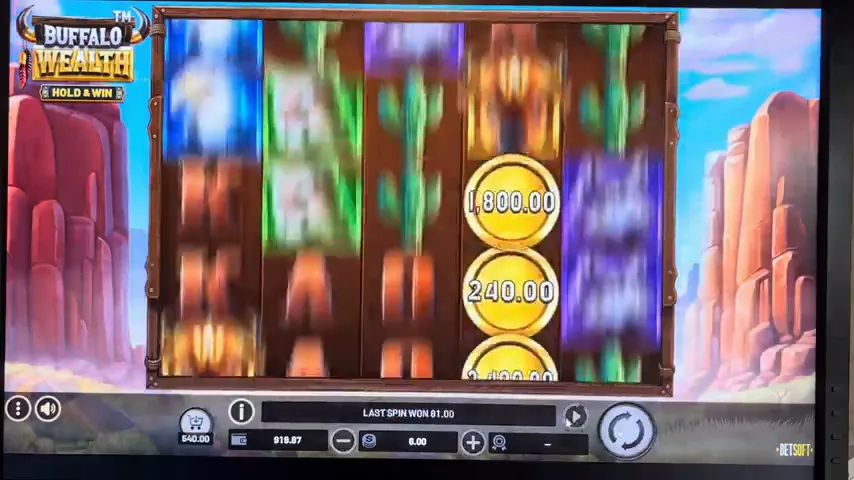 Buffalo’s Wealth Win Spins en juego — captura 1