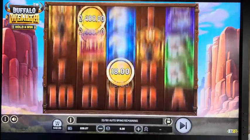 Buffalo’s Wealth Win Spins — partida en directo