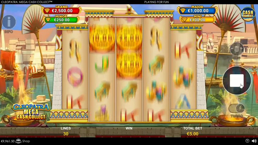 Cash of Cleopatra — partida en directo
