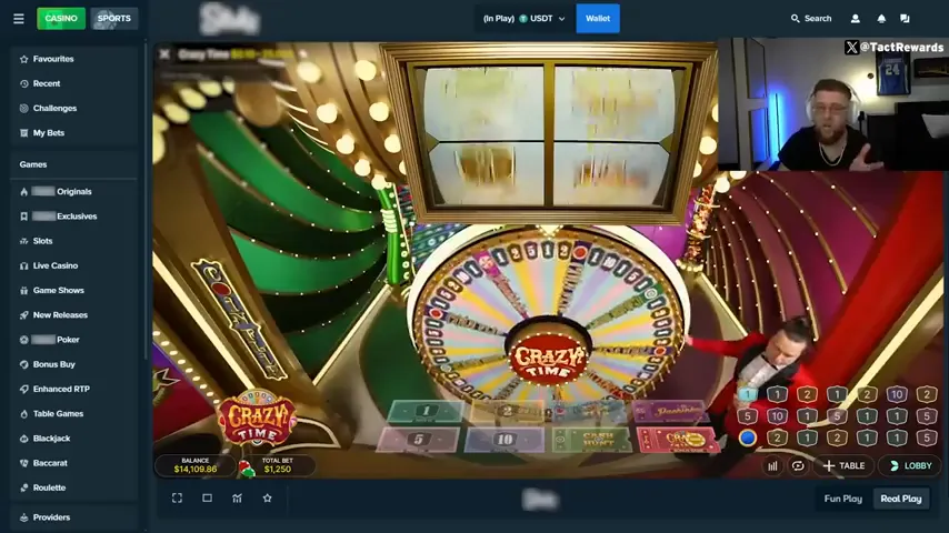 Crazy Time — partida en directo