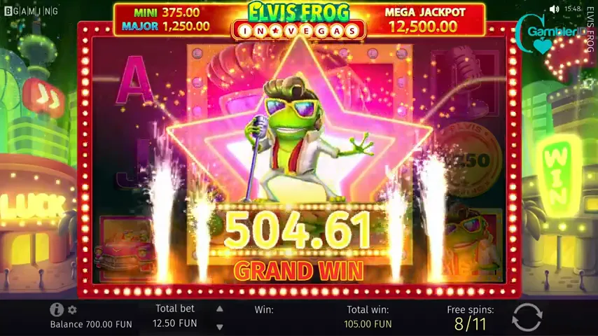 Elvis Frog in Vegas — partida en directo