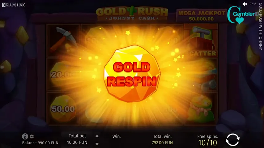 Gold Rush with Johnny Cash — partida en directo