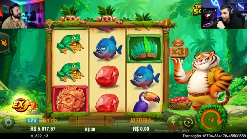 Luck of Tiger — partida en directo