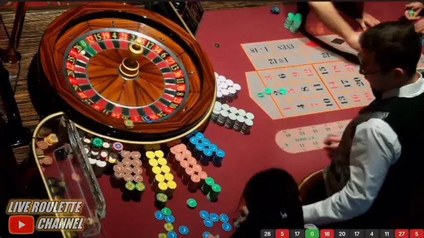 Roulette Live — partida en directo