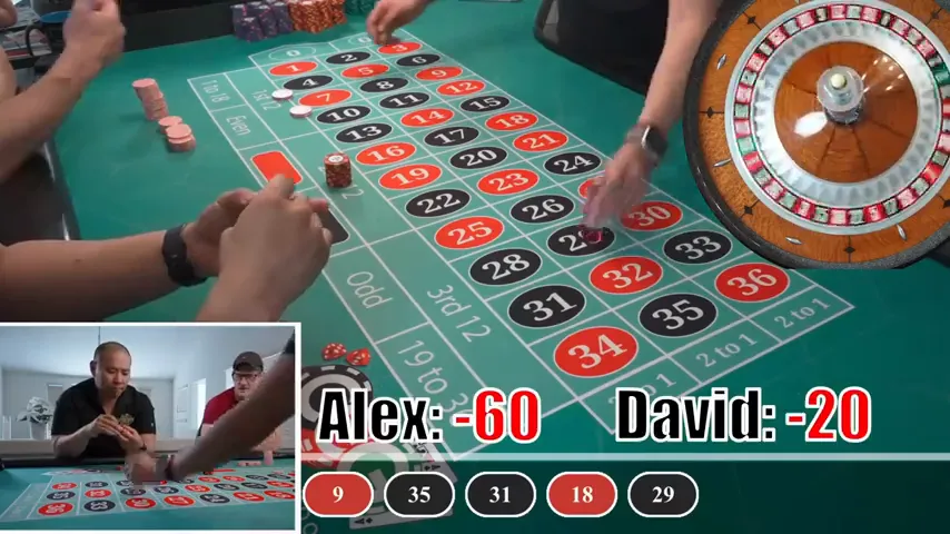 ruleta — en juego