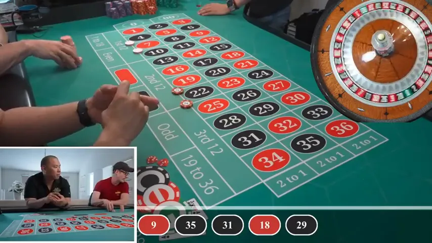 ruleta — en juego