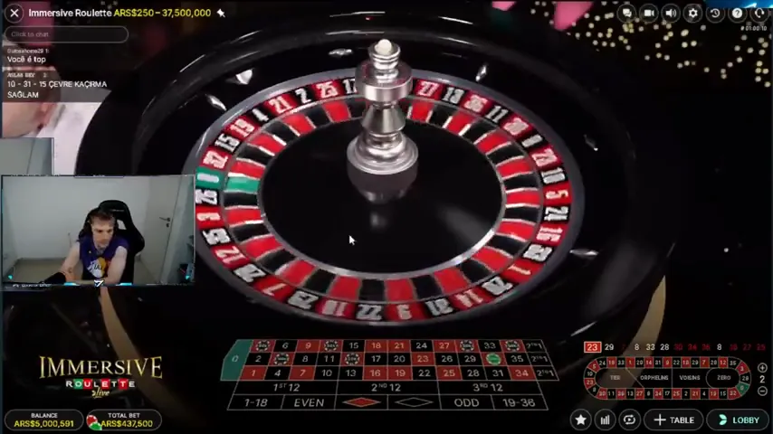 Ruleta En Vivo en juego — captura 1