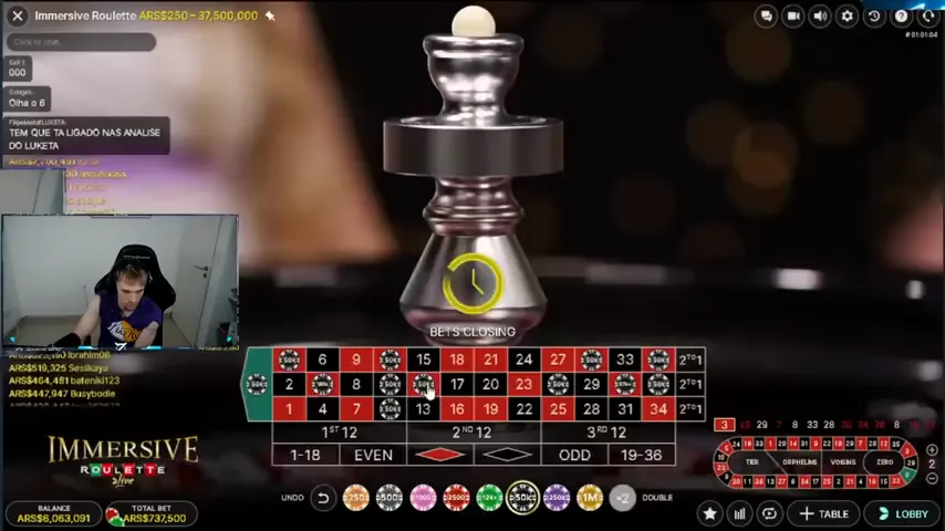Ruleta En Vivo — partida en directo