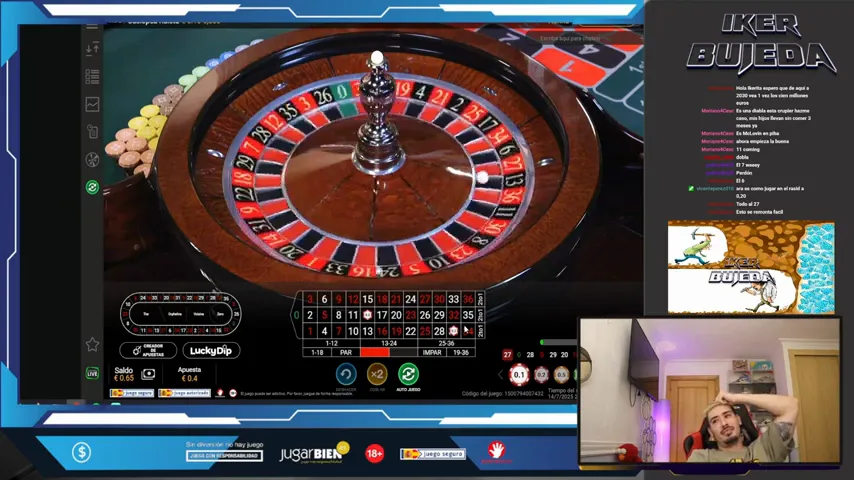 Ruleta Relámpago en Vivo — partida en directo